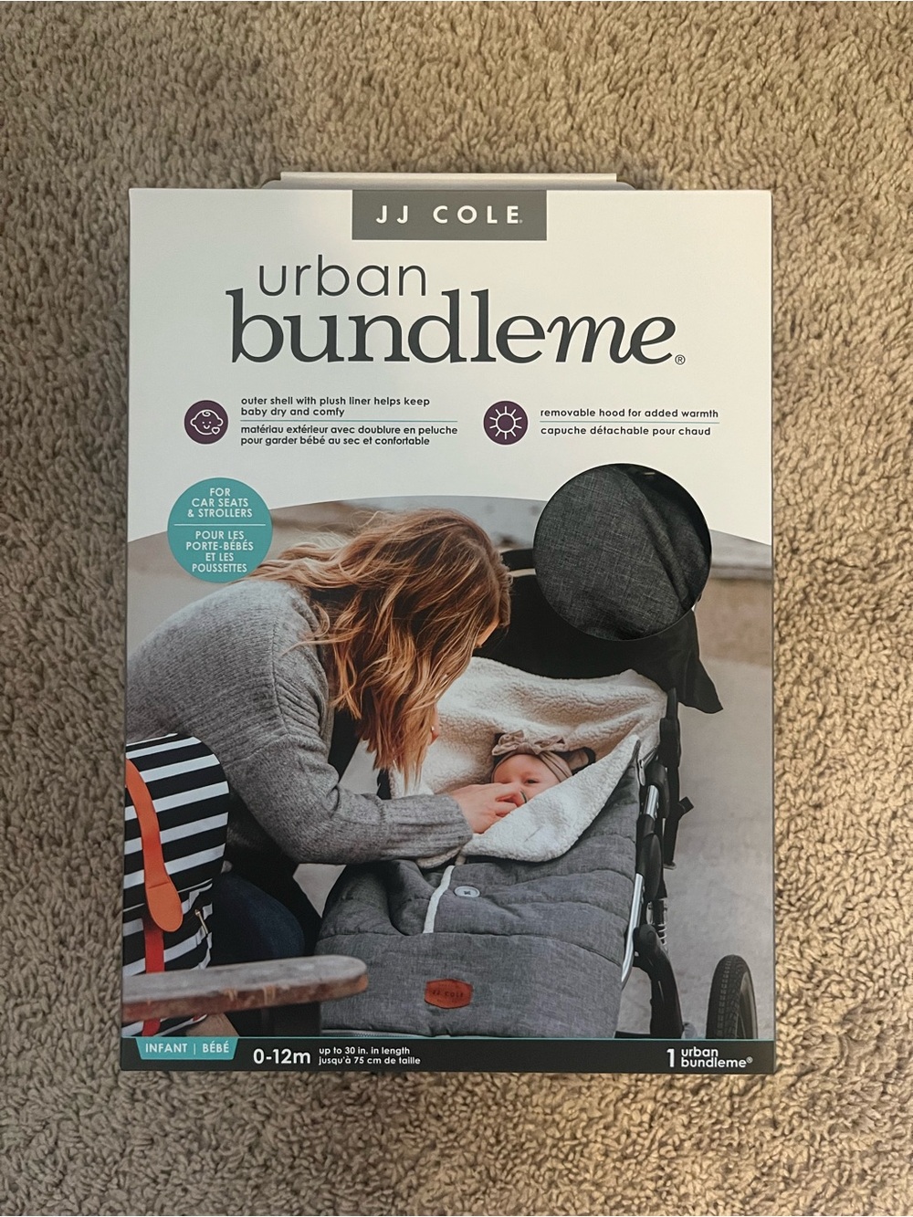 JJ Cole Urban Bundleme Footmuff - Gray